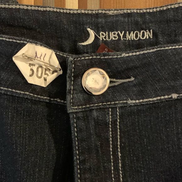 Ruby Moon Rhinestone Jeans 24 - Picture 4 of 6
